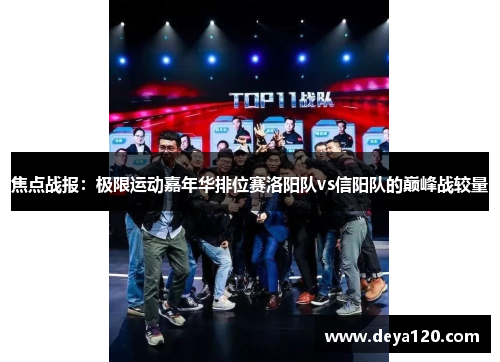焦点战报：极限运动嘉年华排位赛洛阳队vs信阳队的巅峰战较量